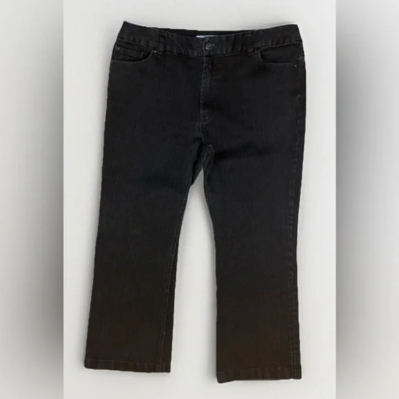 Chicos Platinum Jeans Womens 2.5S 14 L Black
Mid Rise Alannah Cropped 34x24.5 - Picture 3 of 8